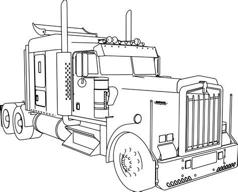 By spone jun 20, 2017. Semi Truck Coloring Pages Unique Coloring Pictures Of ...