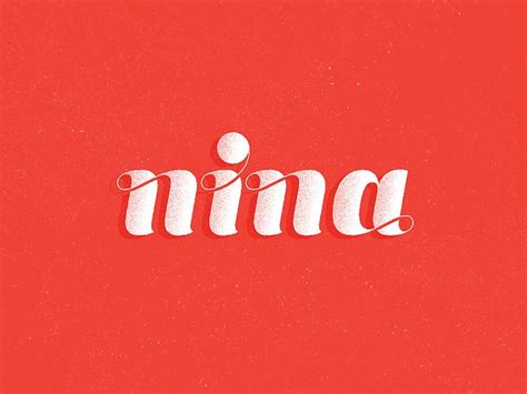 Nina Word Mark Logo Wordmark Logo Design Logo Design