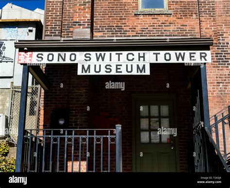Norwalk Ct Usa March 26 2019 Sono Switch Tower Museum Is Landmark