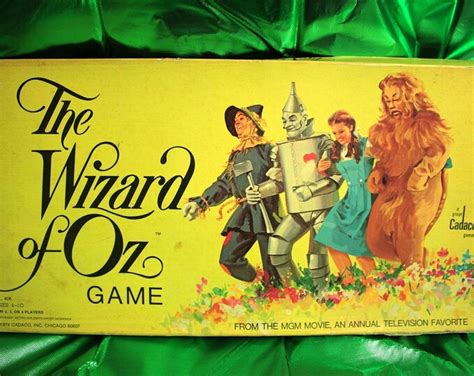 Vintage Wizard Of Oz Board Game Etsy