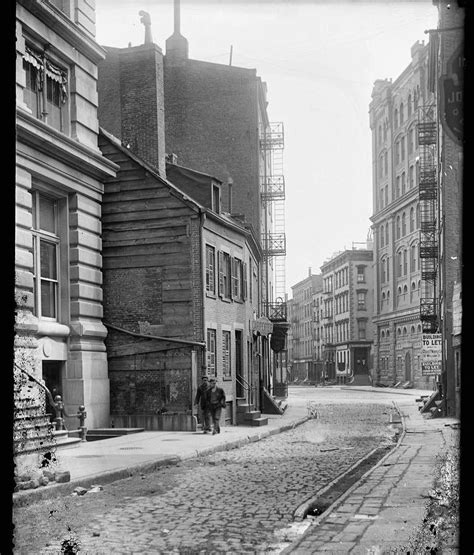 1890s Pearl St Downtown Manhattan Staten Island New York New York