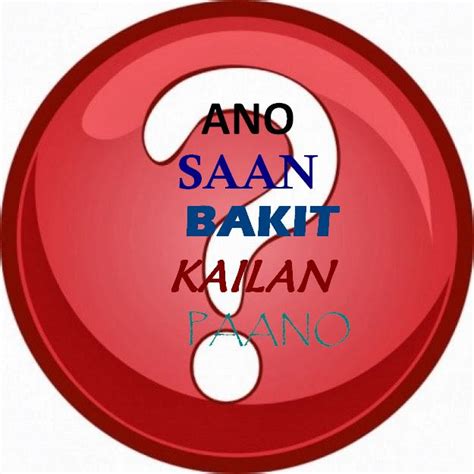 Tagalog 101 Panghalip Pananong Or Question Words In Filipino