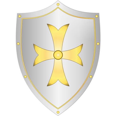 Classic Medieval Shield Vector Drawing Free Svg