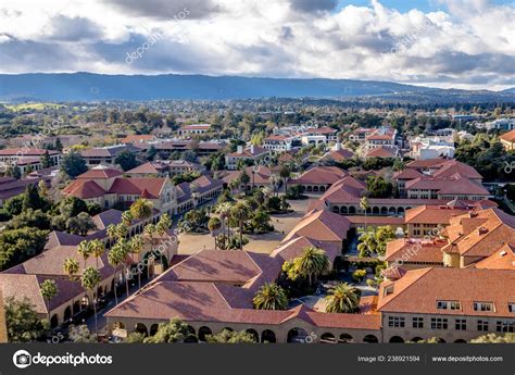 Aerial View Stanford University Campus Palo Alto California Usa — Stock