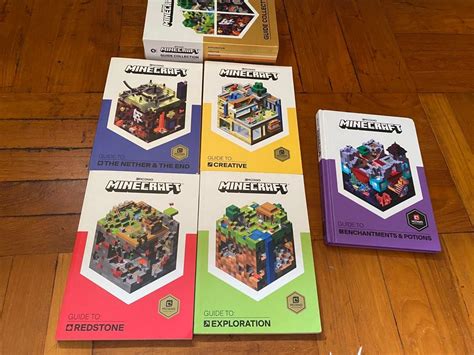 Set Of Minecraft Guide Books Hobbies And Toys Books And Magazines