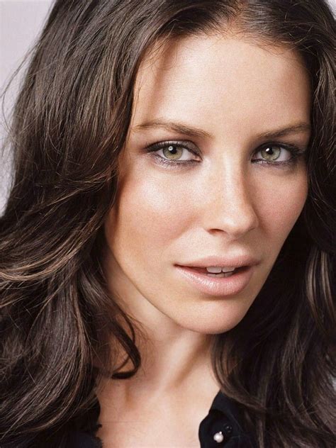 Evangeline Lilly Im A Sucker For Beautiful Brunette Women With Blue Eyes Nicole Evangeline