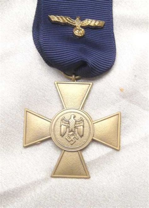 Heer 25 Year Long Service Medal With Ribbon Nice Reproduction