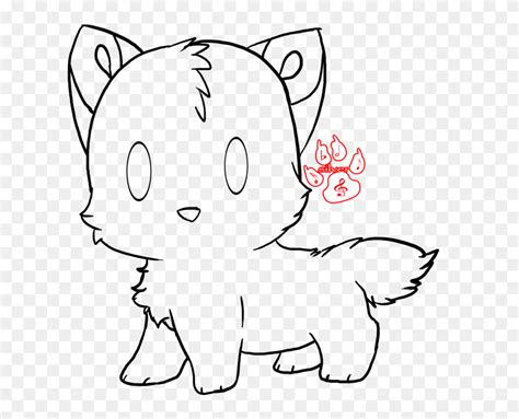 How To Draw A Cute Baby Wolf Easy