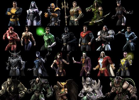 All characters featured throughout injustice: Injustice - Gods Among Us character wallpaper by ...