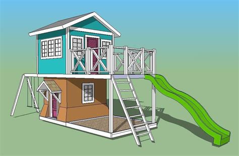 Plans To Build A Playhouse Playhouse Outdoor Play Houses Diy Playhouse