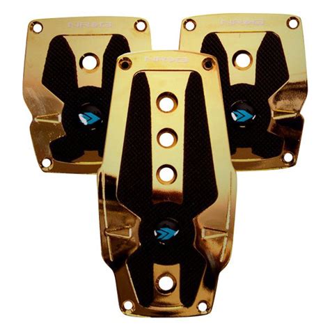 Nrg Innovations Pdl 200cg Manual Gold Chrome Brushed Aluminum Pedal