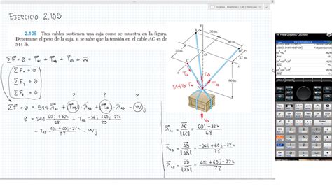 Ejercicio 2105 Beer And Jhonston 9na Edición Clase Mecánica Vectorial