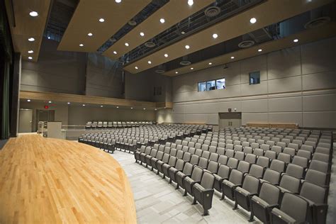 School Auditorium Theater Plays Presentations Wood Flooring