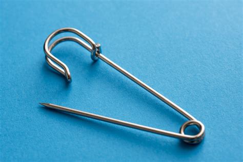 Free Image Of Metal Safety Pin Close Up Freebiephotography