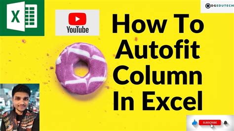 How To Autofit Column In Excel Magic Trick Youtube