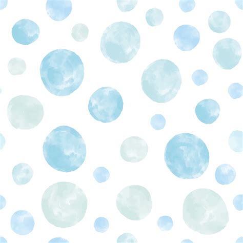 Blue Dots Watercolor Textured Pattern On White Background 3245017