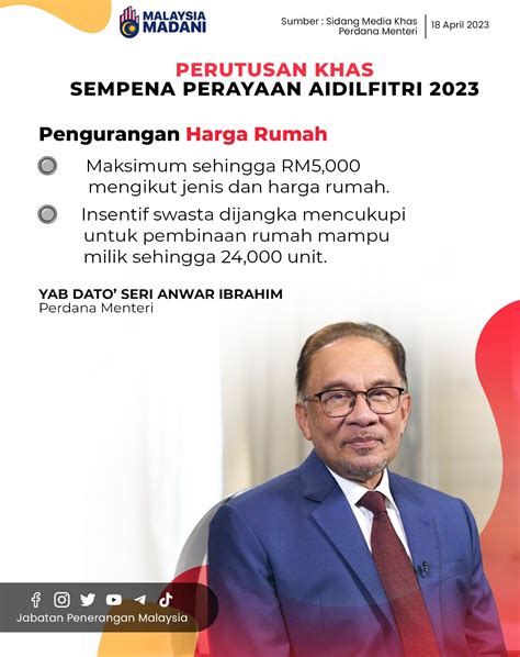 Perutusan Khas Sempena Perayaan Aidilfitri 2023 Malaysiaaktif