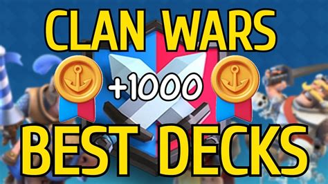 The Best Clan War Decks Clash Royale Youtube