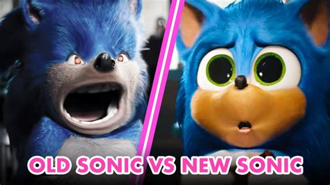 Vfx Artists Compare Old Sonic Vs New Sonic Design Sonic The Hedgehog