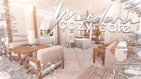 Cozy Modern Cafe Bloxburg Youtube
