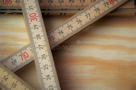 Wooden Ruler Background Stock Photo Image Of Work Wooden 36063580