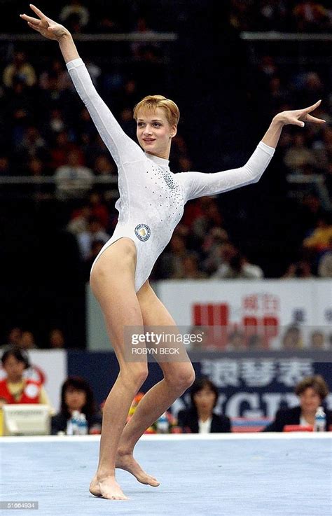 russia s svetlana khorkina performs in the floor apparatus final 16 news photo getty images