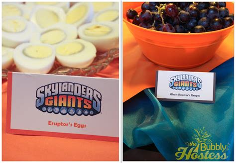 The Bubbly Hostess Skylanders Birthday Party