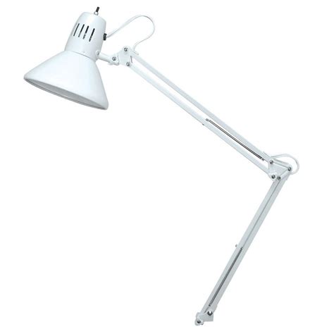 On top of the bright lighting, high adjustability, and durable build, the lamp also has touch control, four different color modes, and a memory function that remembers your settings. ORE International Swing Arm Desk Lamp by OJ Commerce R-5001WHT - $48.99