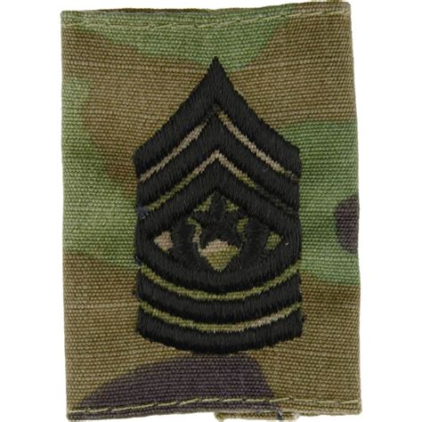 Army Rank Command Sergeant Major Csm Gore Tex Ocp 2 Pc Enlisted