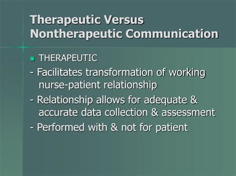 Ppt Therapeutic Communication Powerpoint Presentation Id1102710