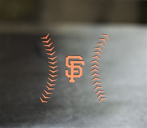 San Francisco Giants Set Of 2 Die Cut Decals Sports And Outdoors Fan Shop