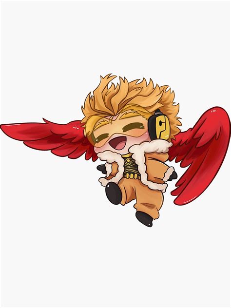 Hawks Chibi My Hero Academia Sticker For Sale By Forythetilly