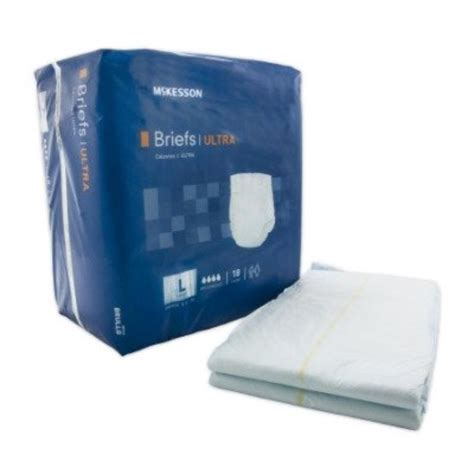 Adult Disposable Ultra Brief Diaper Large Heavy Absorbency Tab