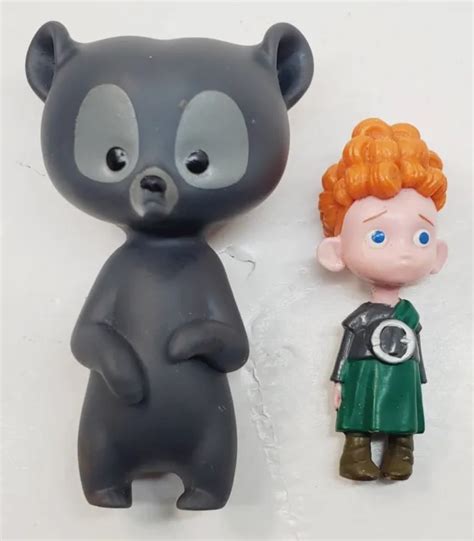Disney Pixar Brave Transforming Triplets Brothers Bears Figure Doll Set