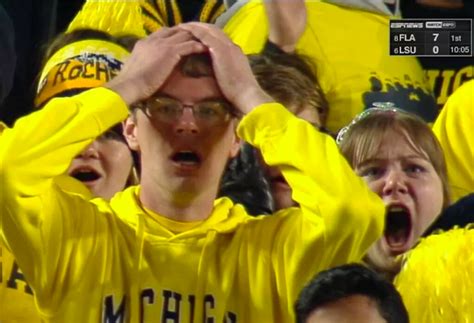 Sad Michigan Fans Reacting To Devastating Last Second Loss To Michigan