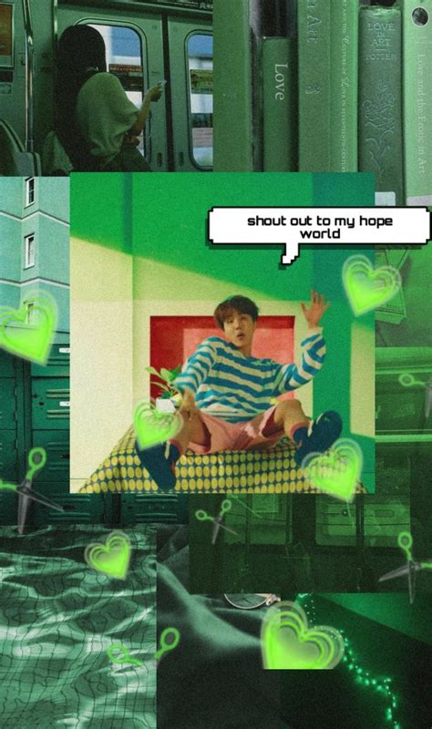 Green Jhope Aesthetic Aesthetic Shout Out Jhope