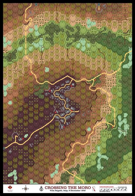 Advanced Squad Leader Map Hex Map