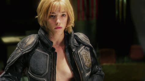 Chick From Dredd Is Hot As Fuk In The Movie But Ugly As Fuk Outside Of