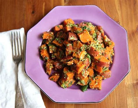Sweet Potato Salad Is A Great Way To Have Your Delicious Potato Y Carbohydrates While Secretly