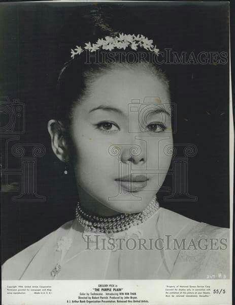Myanmar Actress Win Min Than Best Known For Her Role In 1954 Hollywood Film The Purple Plain