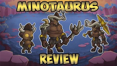 Monster Legends Review Minotaurus Mejores Ataques Lv 1 Al 100
