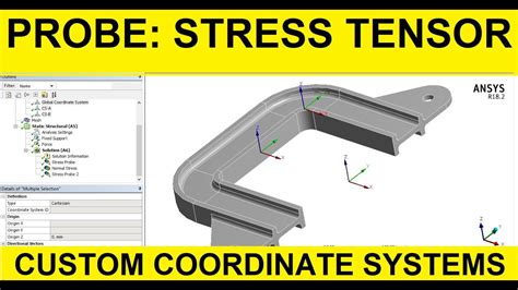 Ansys Workbench Tutorials 103 Static Structural Analysis Of C Clamp Youtube
