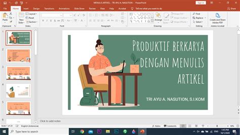 Cara Membuat Presentasi Powerpoint Menarik Dari Template Gratis Pojokata