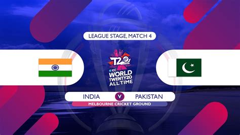 India vs Pakistan - T20 World Cup 2020 All Time - MCG - Match #4 ...