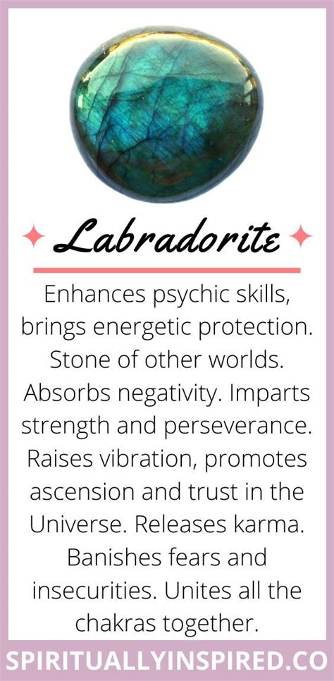 Labradorite Flashy And Protective Spiritually Inspired In 2020