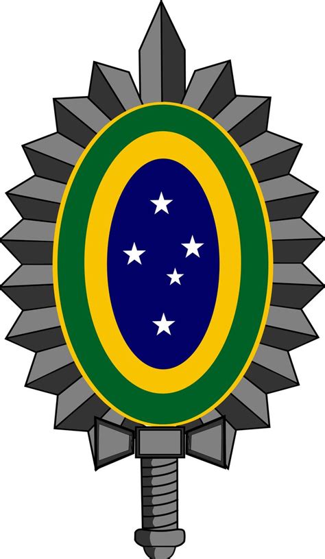 File Brazil Army Insignia Svg Wikimedia Commons Simbolo Do Exercito