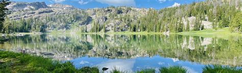 Turquoise Lake Via Granite Creek Trail 16 Reviews Map Wyoming