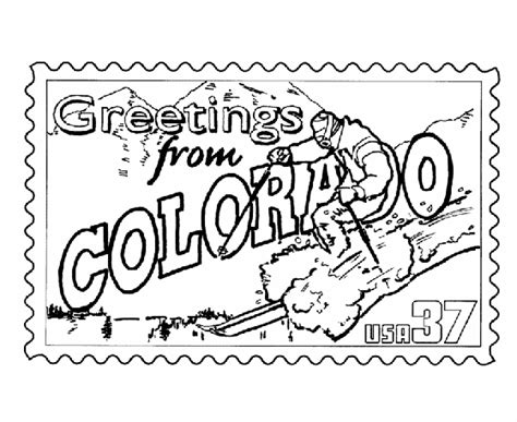 List Of Colorado Coloring Pages