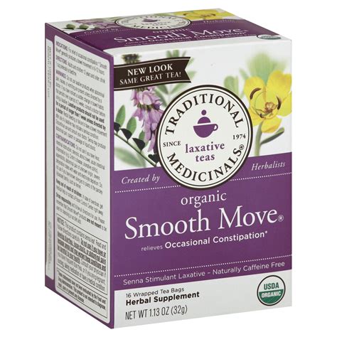 And why do they need to be taken at night? Traditional Medicinals Smooth Move Herbal Tea, Organic ...