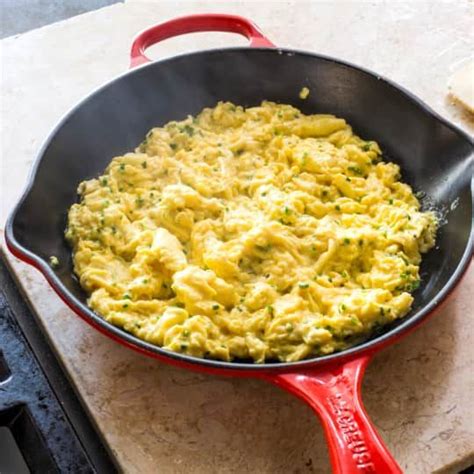 Cast Iron Best Scrambled Eggs Americas Test Kitchen Recipes